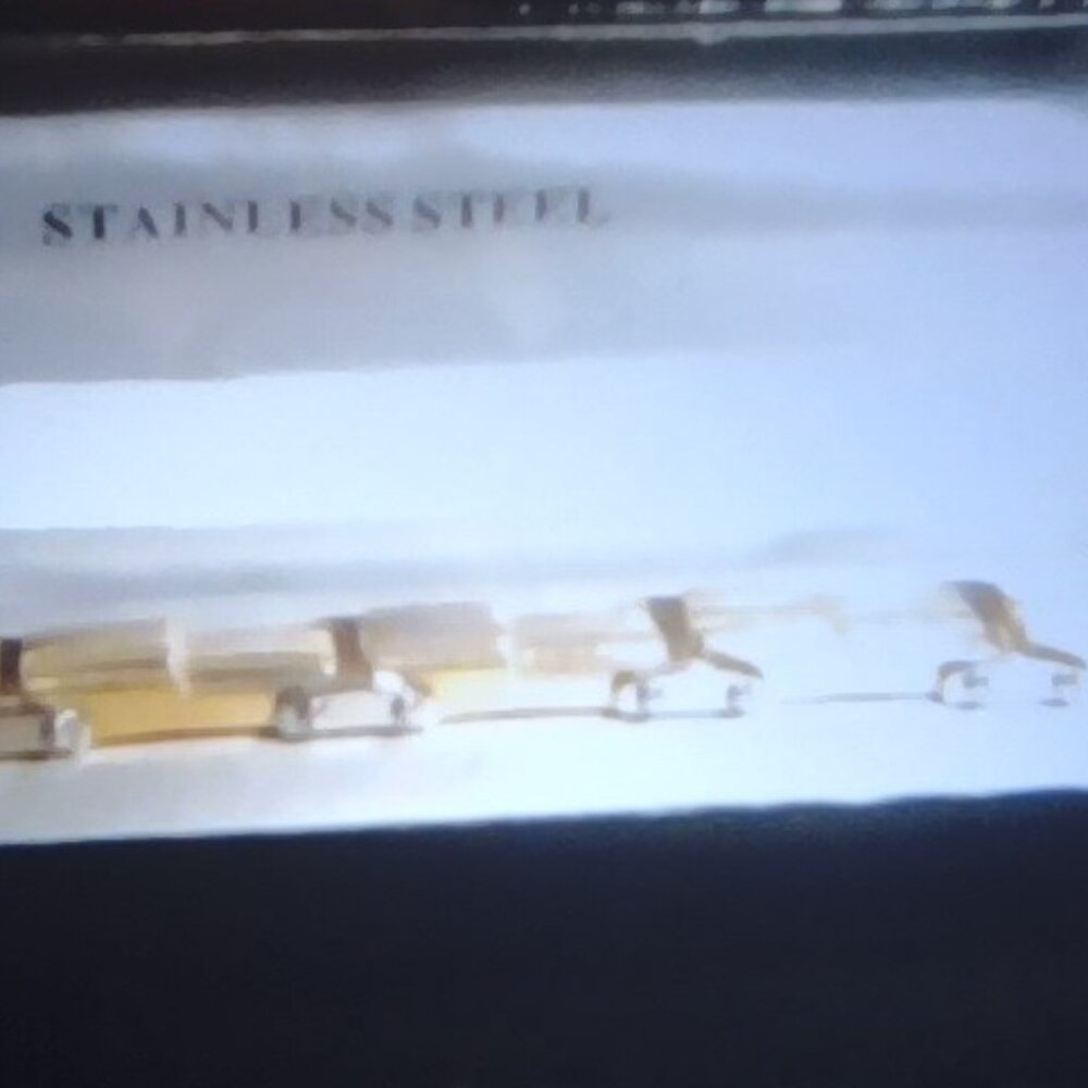 stainless steel braclet gold
